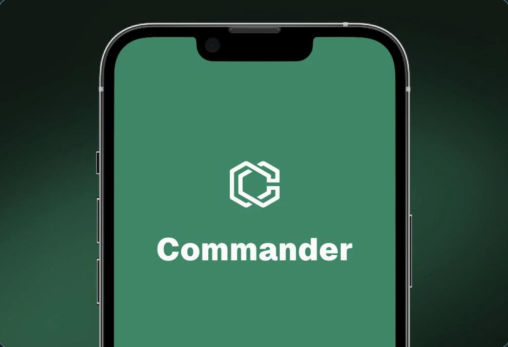 The CommanderAI mobile app